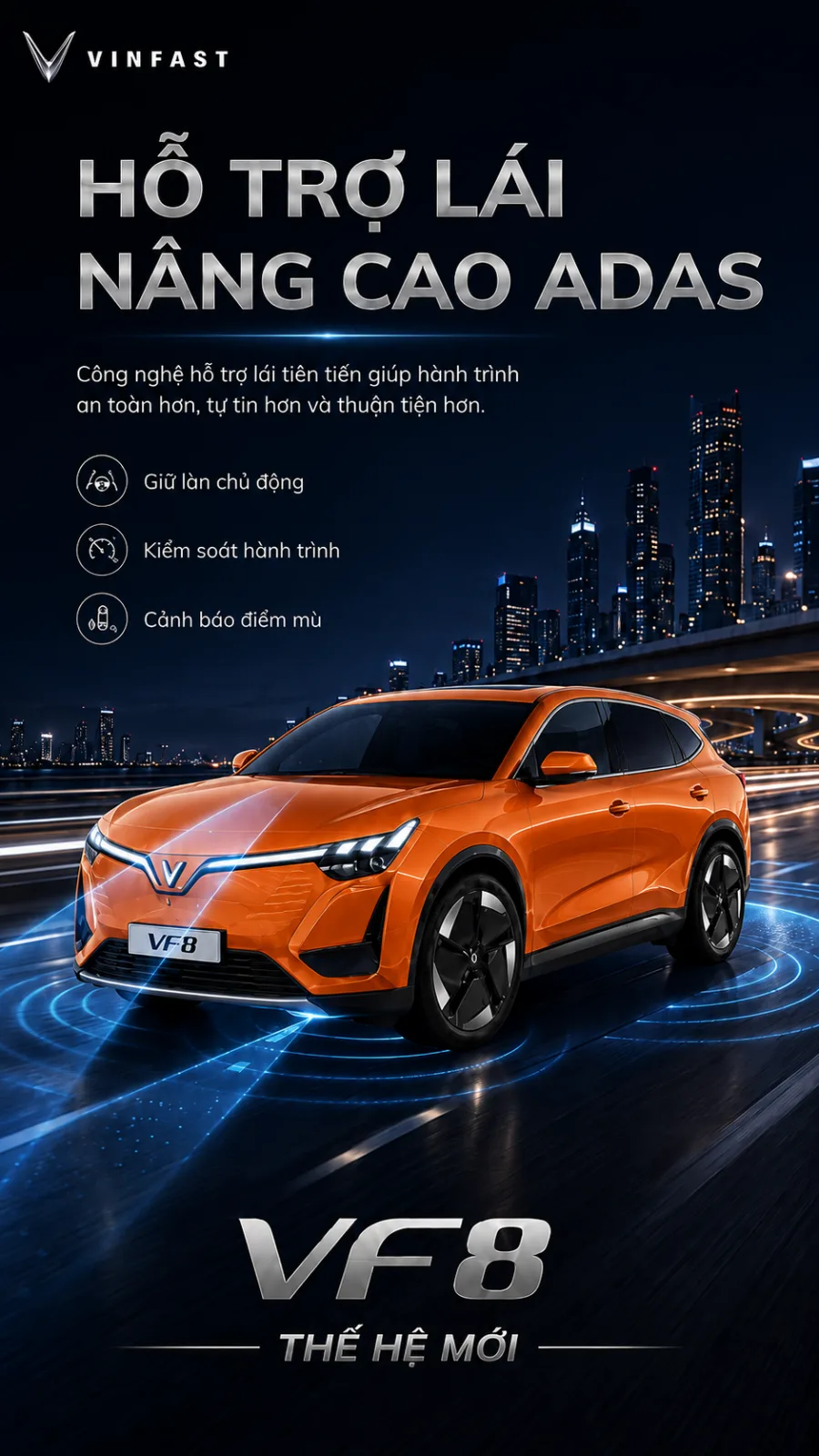 Hệ thống treo FSD trên VinFast VF 8 thế hệ mới