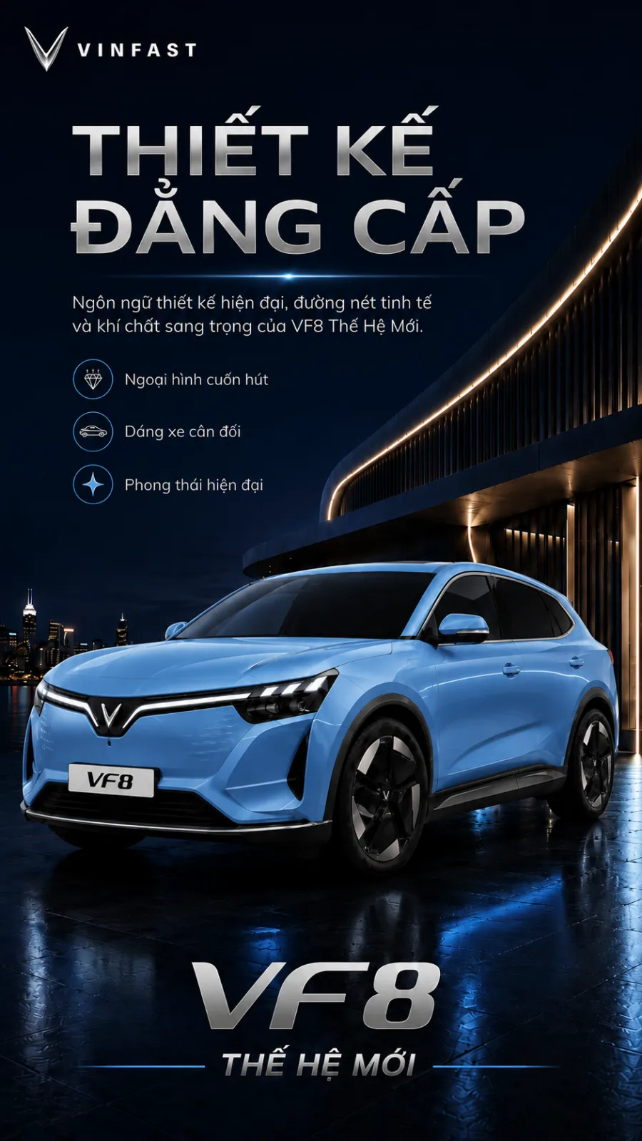 Động cơ cầu trước 170 kW trên VinFast VF 8