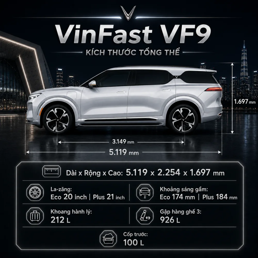 Bề mặt sơn bạc của VF 9 dưới ánh sáng tự nhiên
