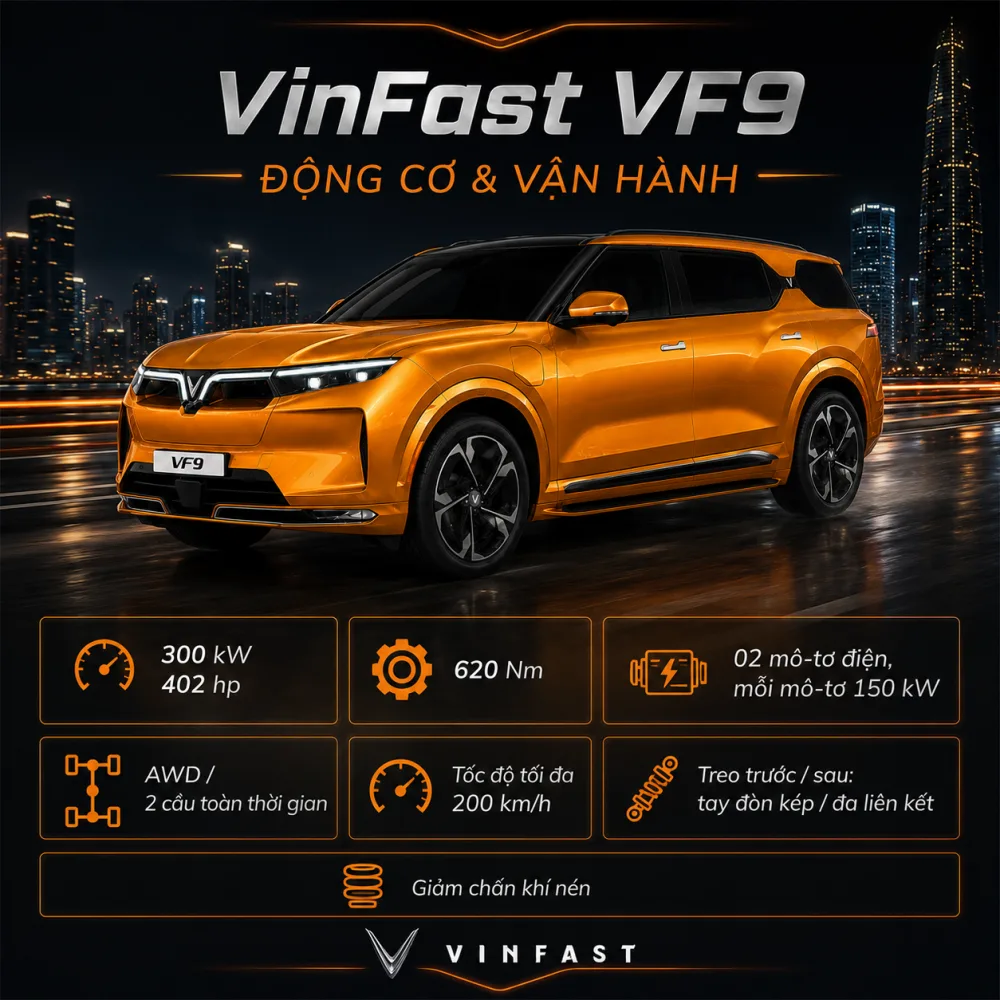 Cách sử dụng ba hàng ghế trên VinFast VF 9