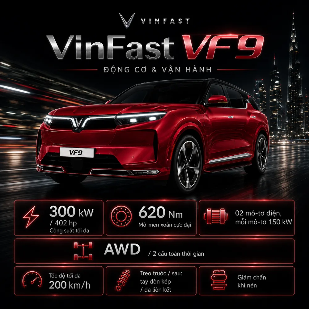Cách kiểm tra hàng ghế thứ ba trên VinFast VF 9