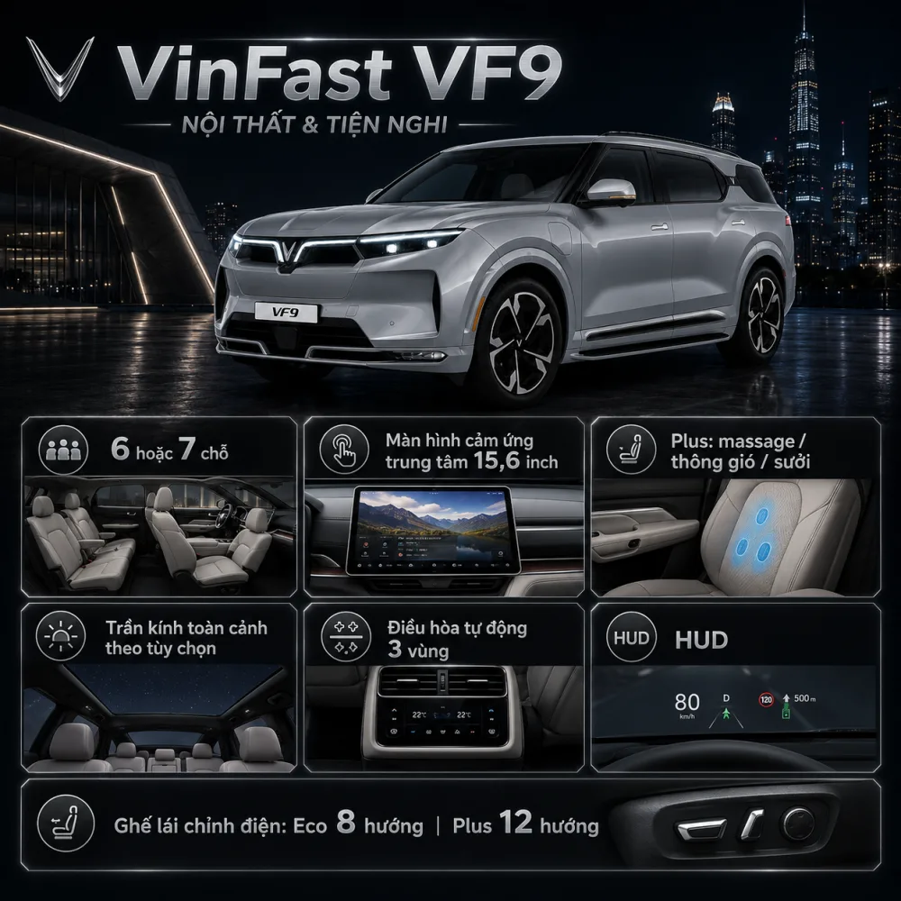 Bề mặt sơn xám VinFast VF 9 dưới ánh sáng xiên