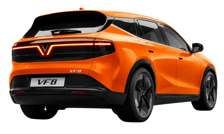 Vinfast VF8 Màu Cam Bản Thế Hệ Mới - Bảng Giá Lăn Bánh