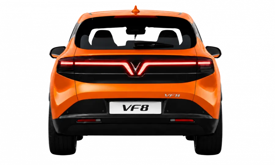 Vinfast VF8 Màu Cam Bản Thế Hệ Mới - Bảng Giá Lăn Bánh