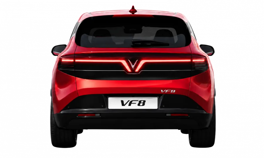 Vinfast VF8 Màu Đỏ Bản Thế Hệ Mới - Bảng Giá Lăn Bánh