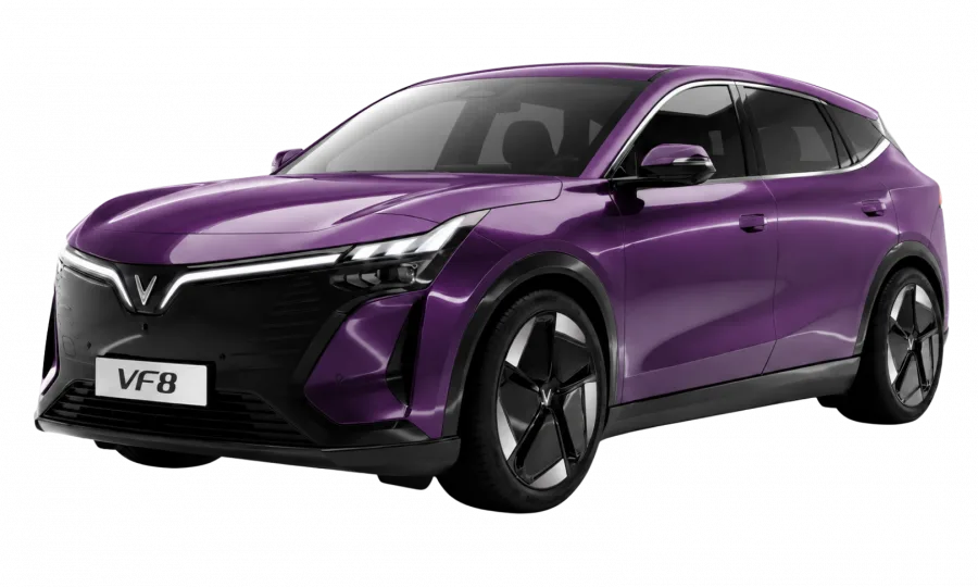 Vinfast VF8 Màu Tím Bản Thế Hệ Mới - Bảng Giá Lăn Bánh