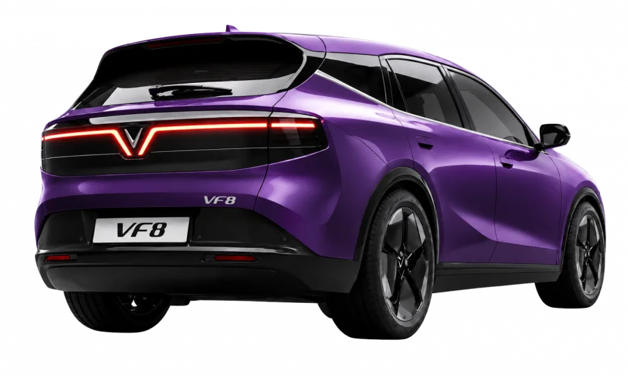 Vinfast VF8 Màu Tím Bản Thế Hệ Mới - Bảng Giá Lăn Bánh
