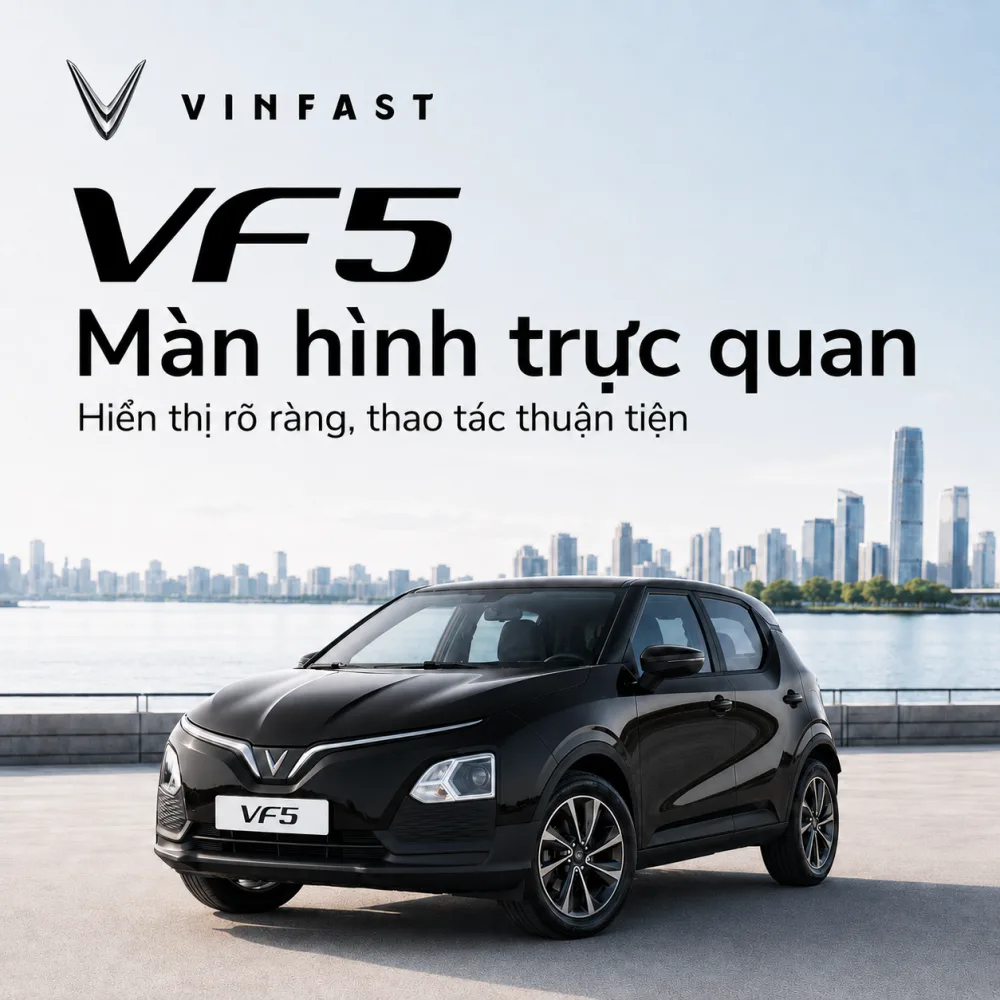 Bề mặt sơn đen của VinFast VF 5 Plus