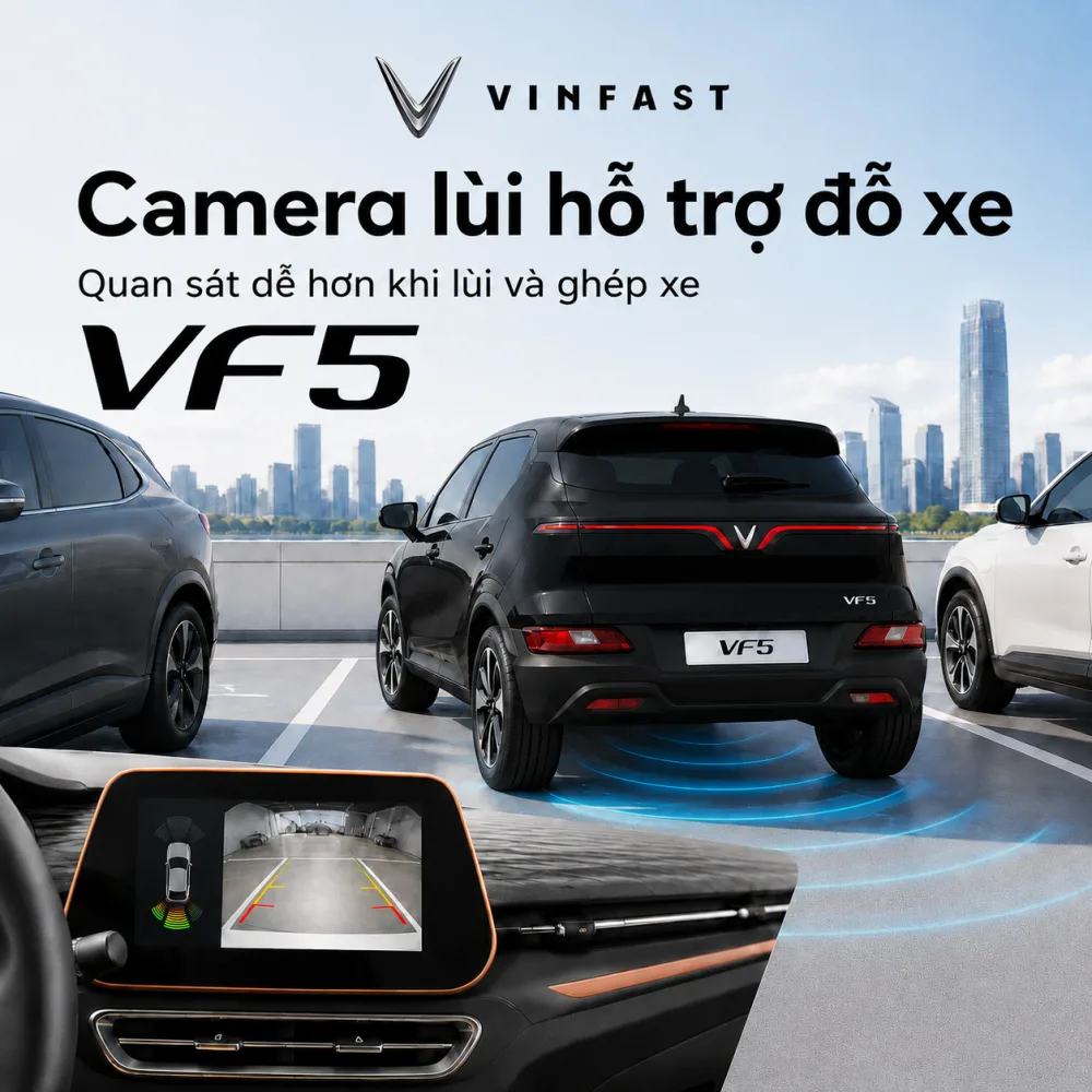Tổng thể VinFast VF 5 Plus màu đen