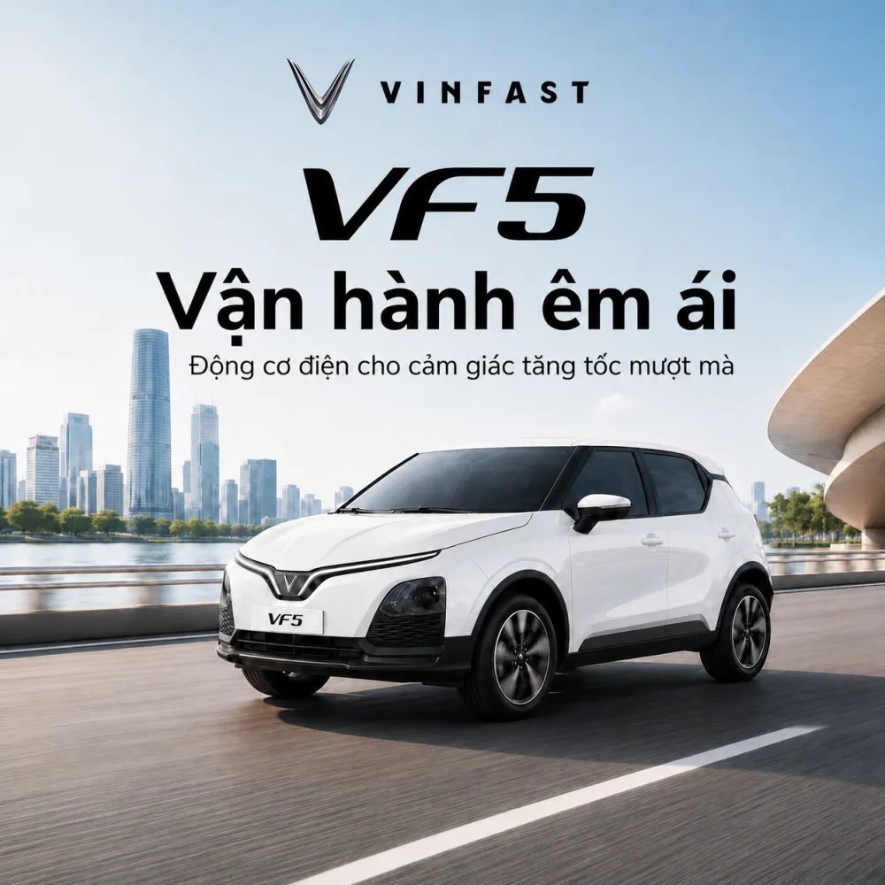 Trang bị an toàn trên VF 5 Plus màu trắng
