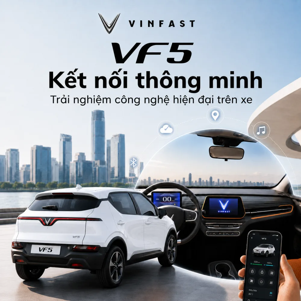 So sánh VinFast VF 5 Plus màu trắng với các màu khác