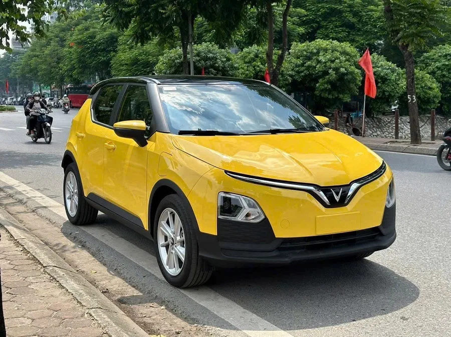 Ảnh thực tế VinFast VF 5 Plus Màu Vàng