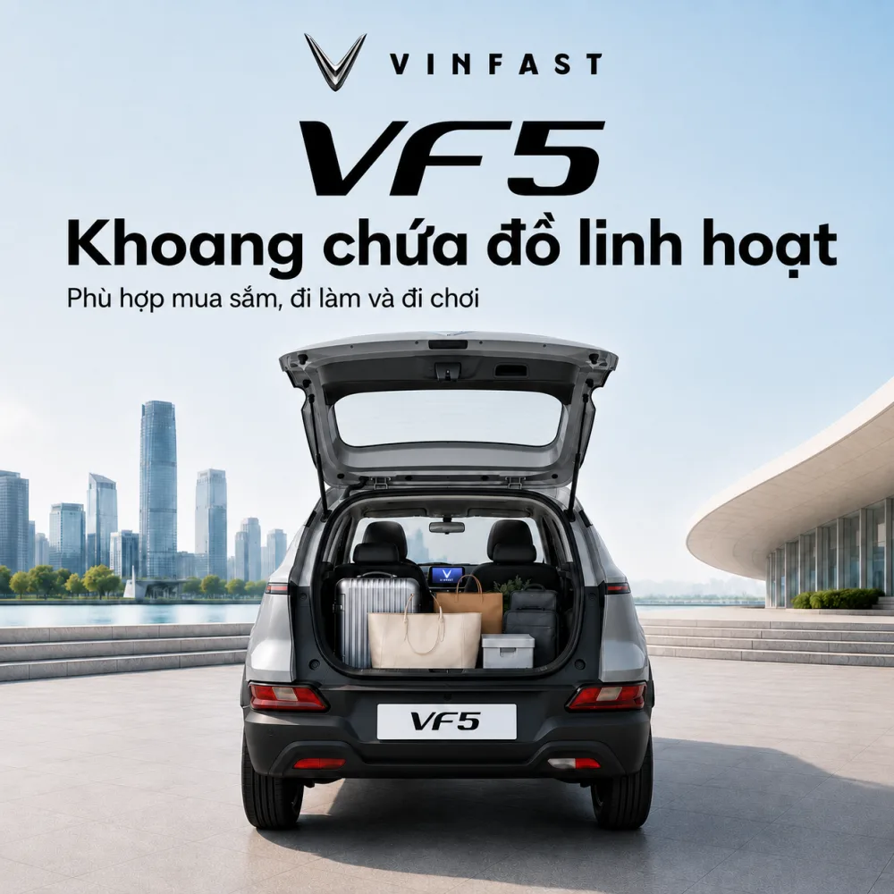 Bề mặt sơn xám của VinFast VF 5 Plus