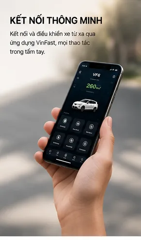 Tổng thể VinFast VF 6 màu xám