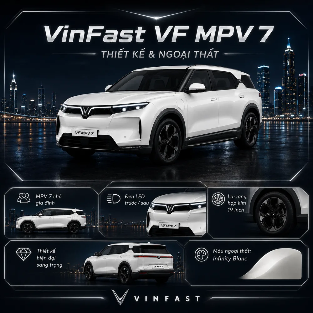 Vận hành 150 kW của VF MPV 7 đủ tải gia đình